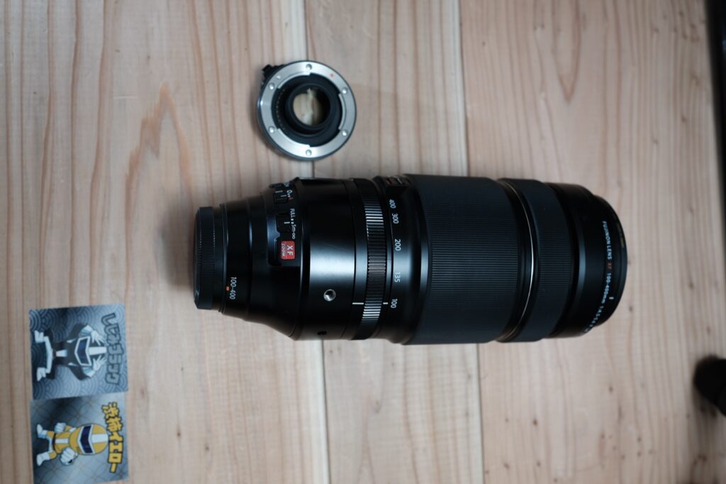 XF 100-400mm F4.5-5.6 と 1.4倍テレコン